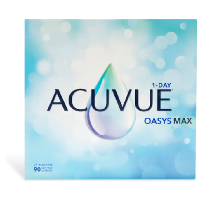 Picture of Johnson & Johnson Acuvue Oasys Max  1-Day (90 lenses)